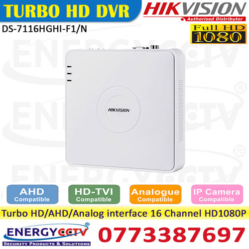 25 Off Hikvision Turbo Hd Ds 7116hghi F1 N Dvr In Sri Lanka Buy Hikvision At Best Price In Sri Lanka
