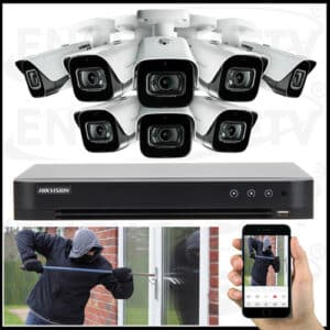 CCTV Camera Package With Installation - HIKVISION TURBO HD