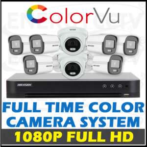 Hikvision 1080P HD Full Time Color Camera Package